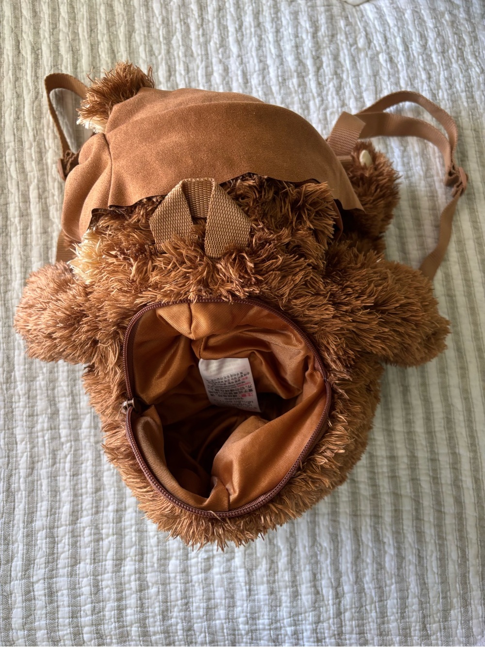 Disney Parks 2025 Star Wars Wicket the Ewok Plush Backpack - Picture 11 of 16